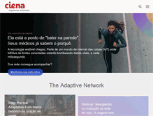 Tablet Screenshot of ciena.com.br