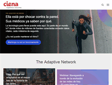 Tablet Screenshot of ciena.com.mx